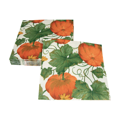 Serviett lunch Heirloom Pumpkins Ivory & Orange