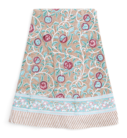 Tablecloth Apple beige round 160 cm
