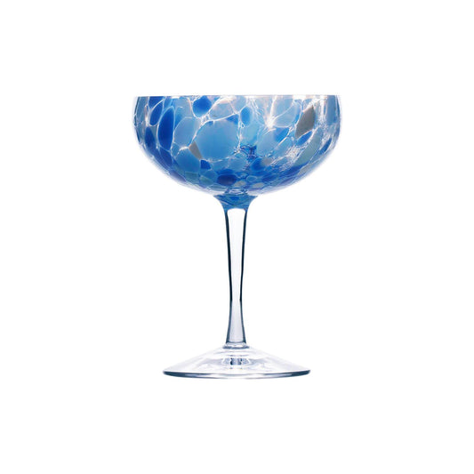 Swirl Champagneglass blå 22 cl