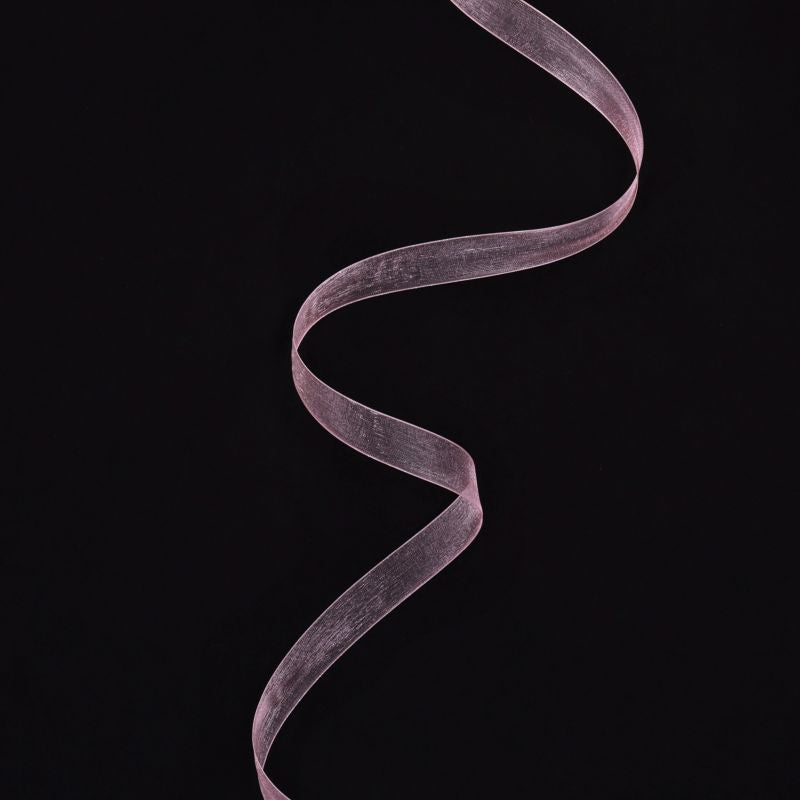 Organza ribbon light pink 15 mm