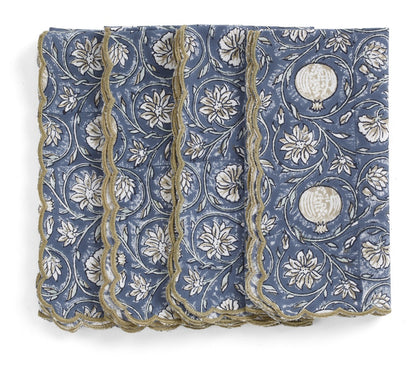Serviett Tangier Pomegranate Blue 50x50 cm