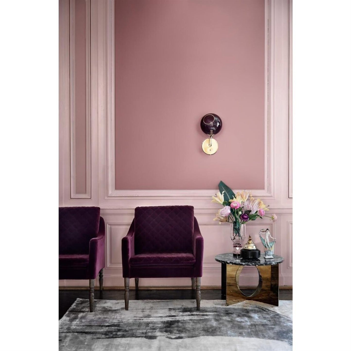 Design By Us Ballroom vegglampe rosa 37 cm