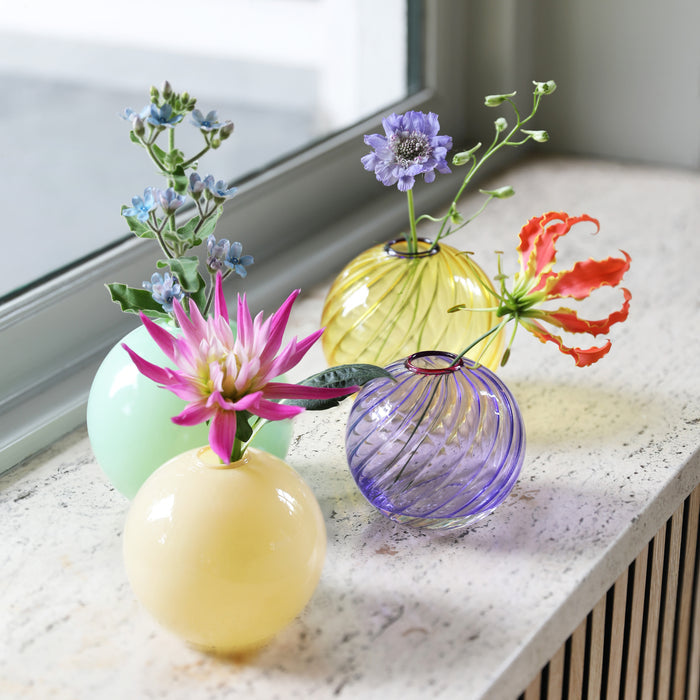 Vase Bubblegum fersken 9 cm