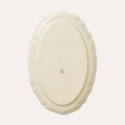 Serveringsfat ovalt 49x32 cm Sand