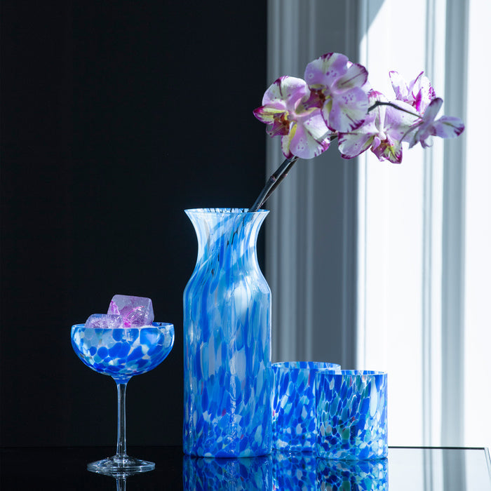 Swirl Champagneglass blå 22 cl