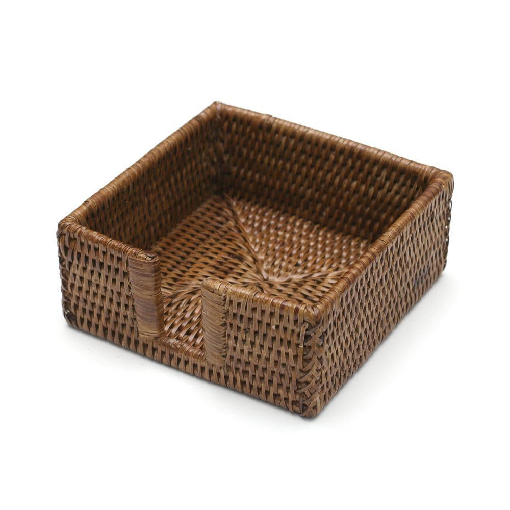 Napkin holder rattan Coffee