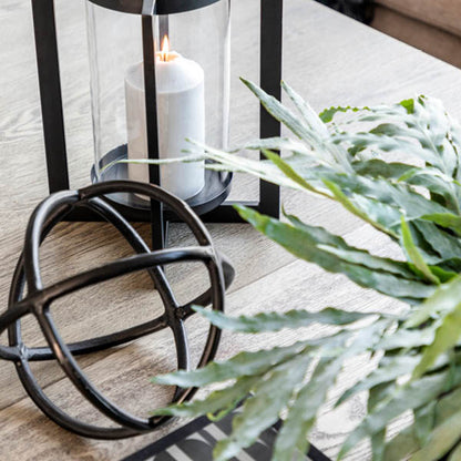 Carlo skulptur Ø16 cm sort