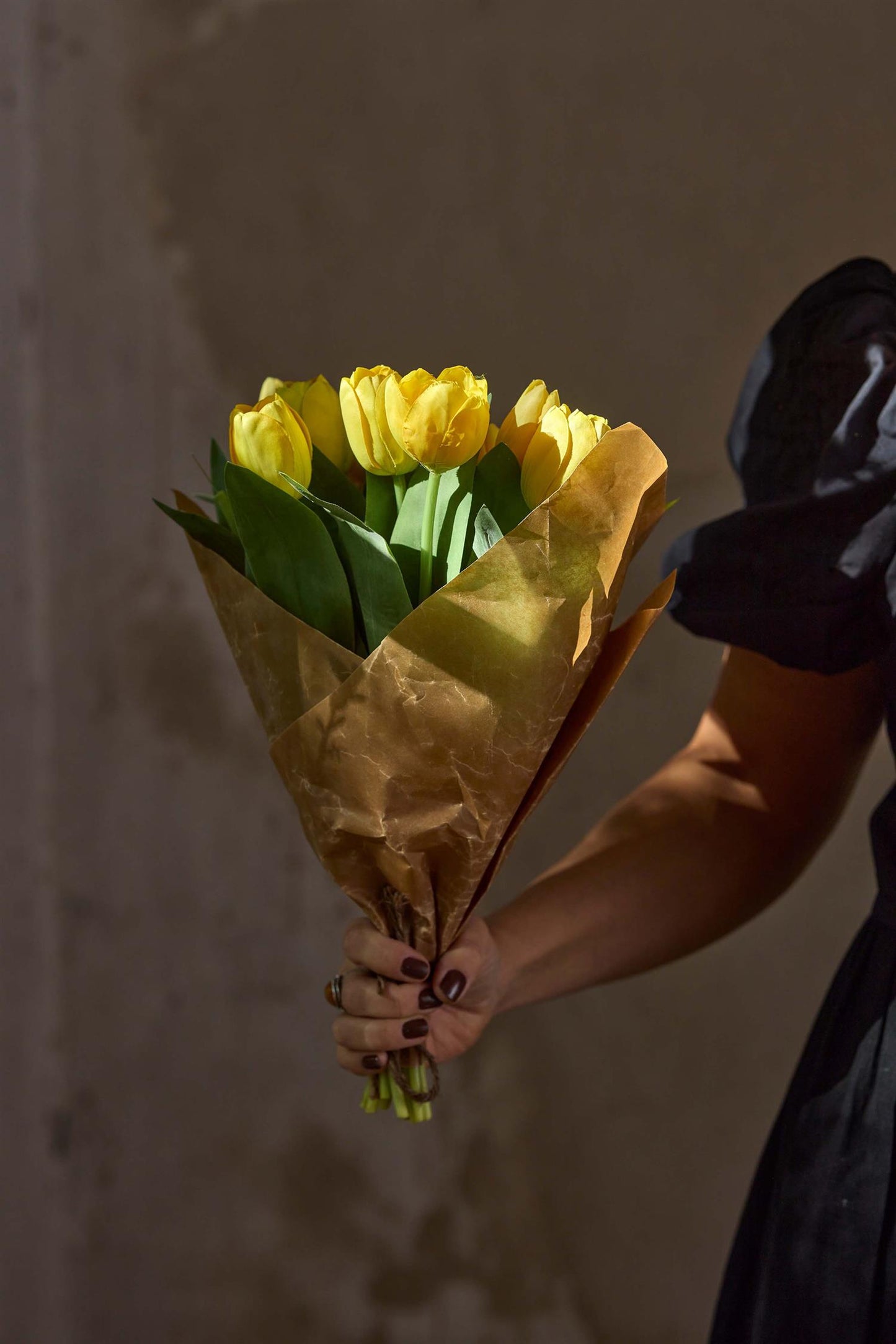 Tulip yellow 36 cm