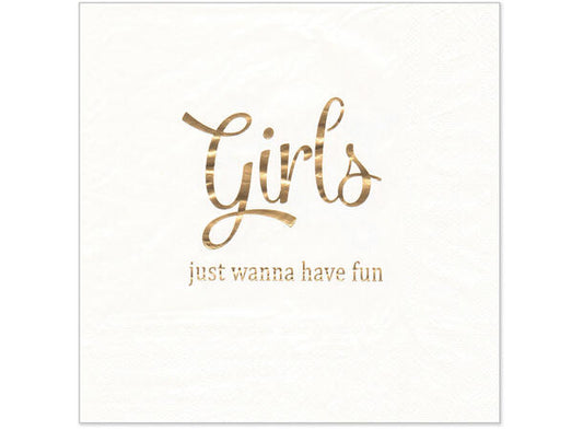 Serviett "Girls just wanna..."