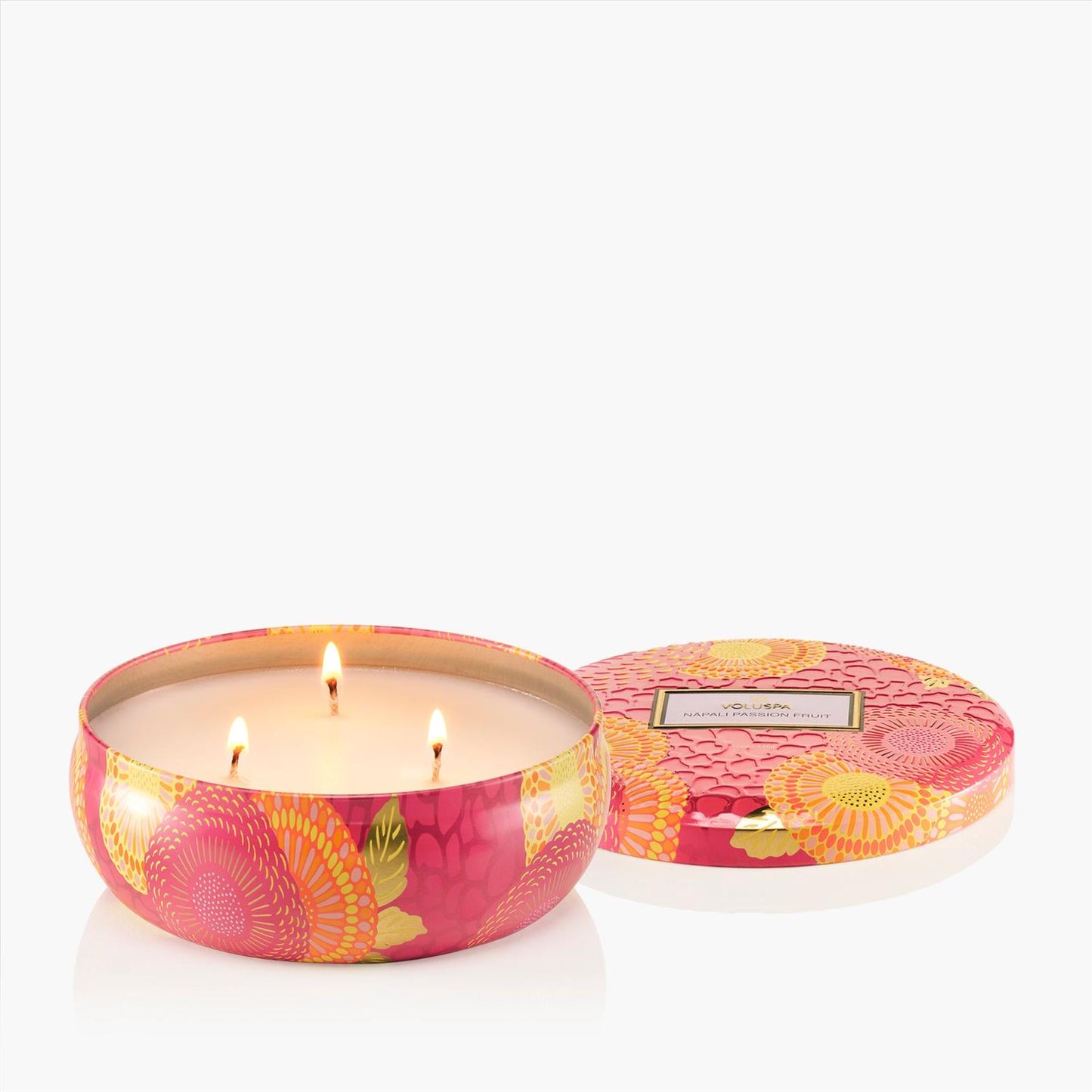 Nãpali Passion Fruit 3 wick tin Candle 40 timer
