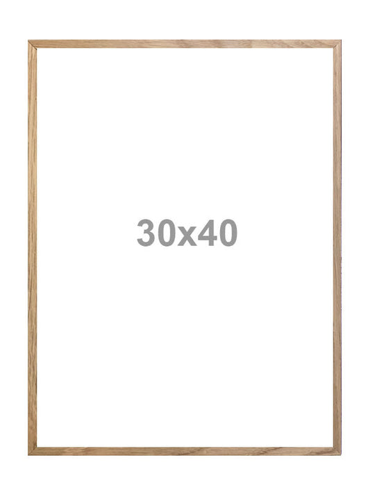 Bilderamme eik 30x40 cm