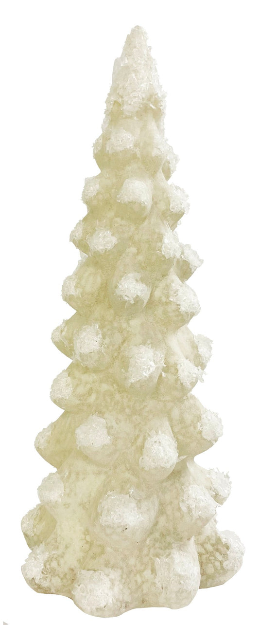 Christmas tree white snow 25 cm