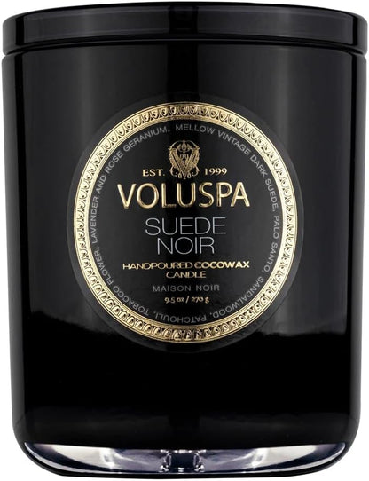 Duftlys Suede Noir Classic Boxed Candle 60 Timer
