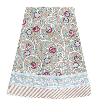 Tablecloth Apple beige round 160 cm