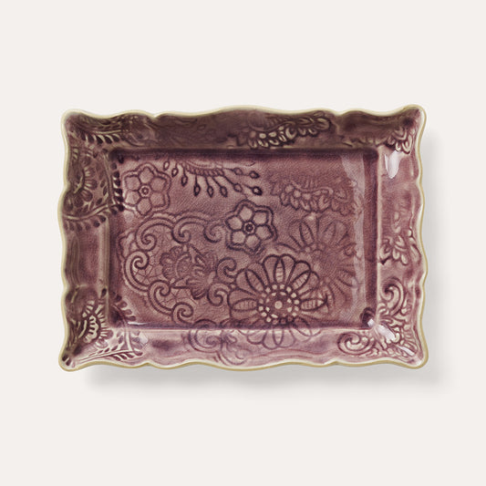 Asjett 19x13 cm Lavender