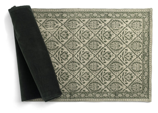 Løper Jaipur Moss Green 45x150 cm