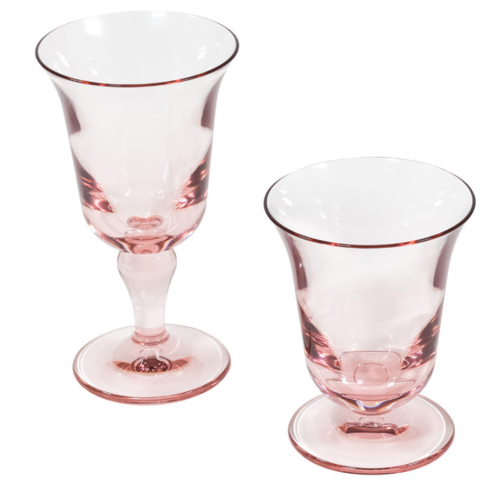 Akryl vannglass akryl Lys rosa 285 ml