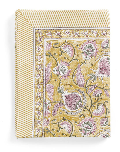 Tablecloth Pomegranate Yellow & Rose 150x350 cm