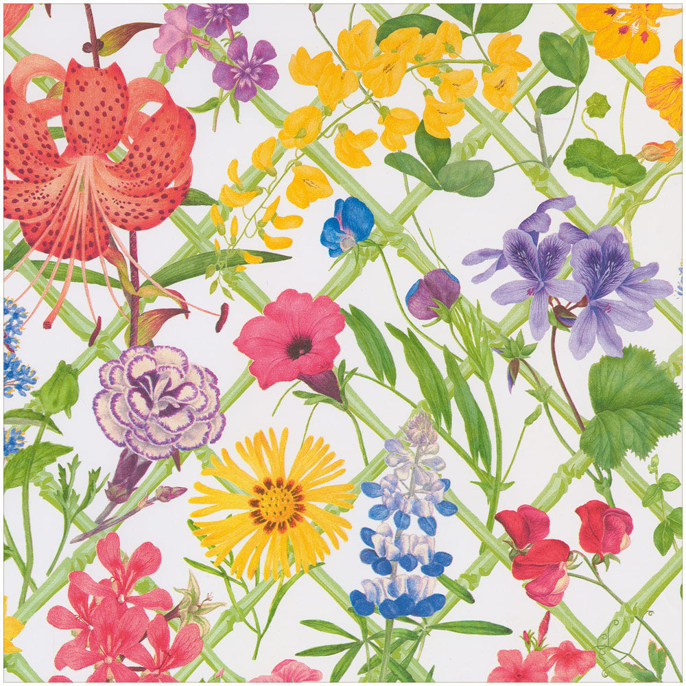 Gavepapir rull Floral Trellis 2,4 meter