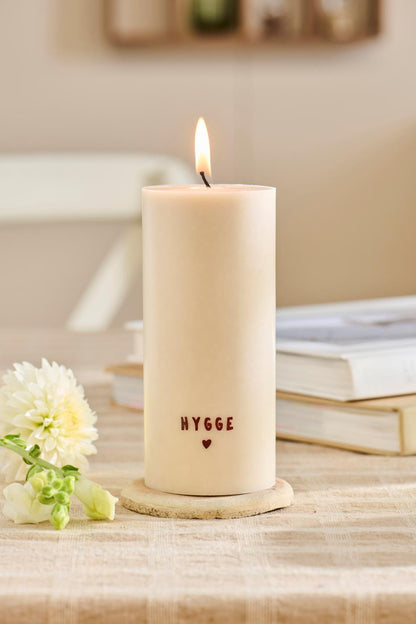 Pillar candle Hygge 6.8x15 cm
