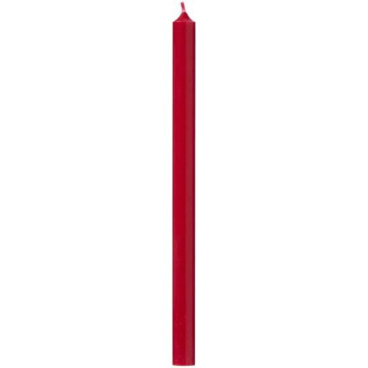 Chime candles, red, 1.3x20 cm