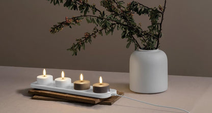 LED Tealight maxi white 6x2.3 cm
