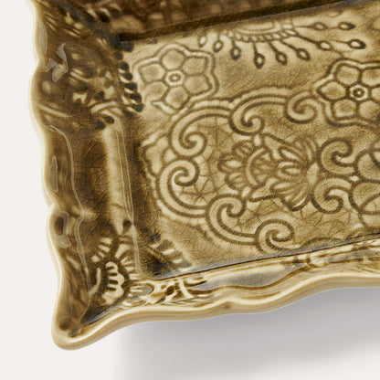 Plate 19x13 cm Sand