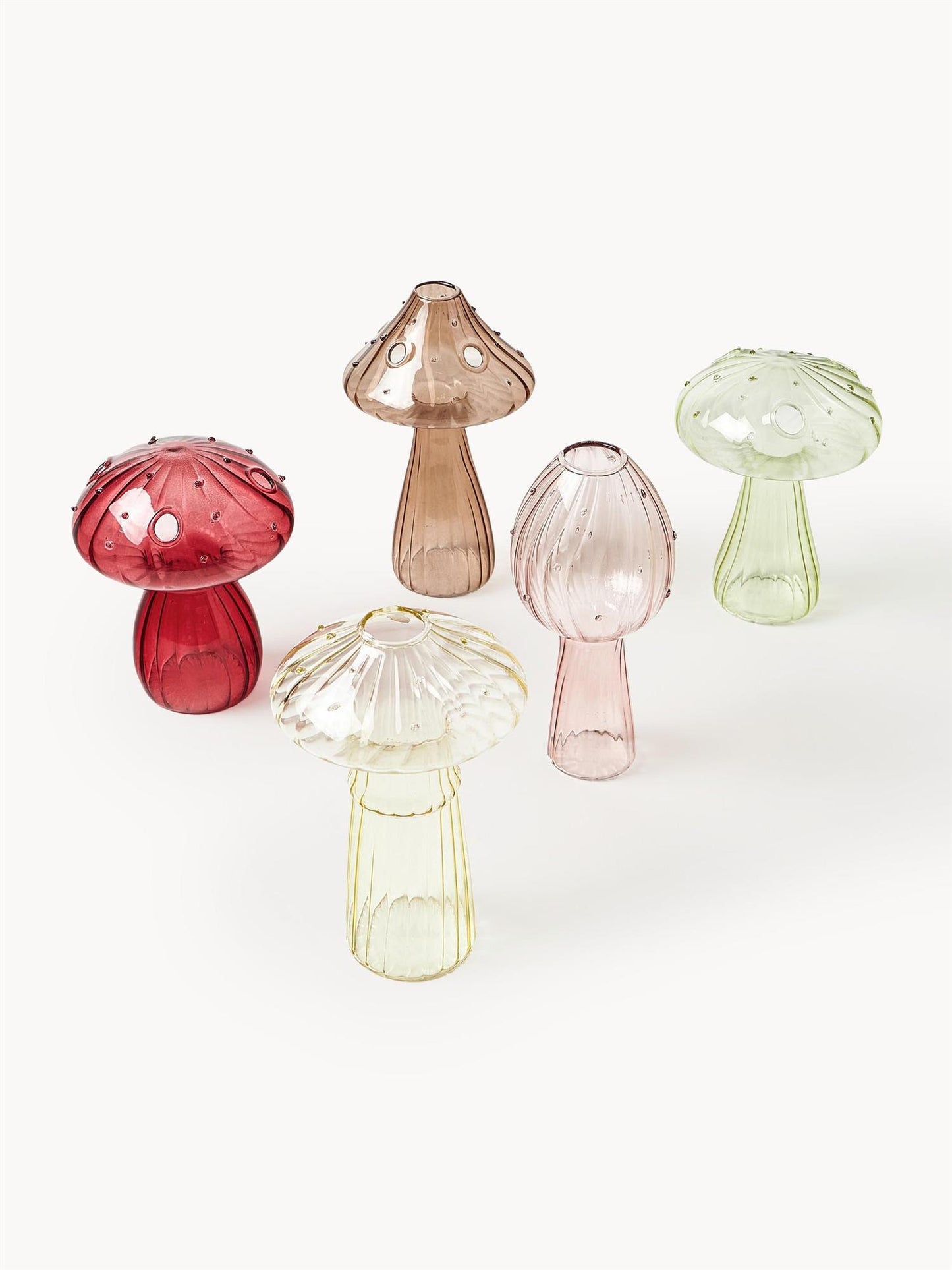 Vase mushroom gul 14 cm
