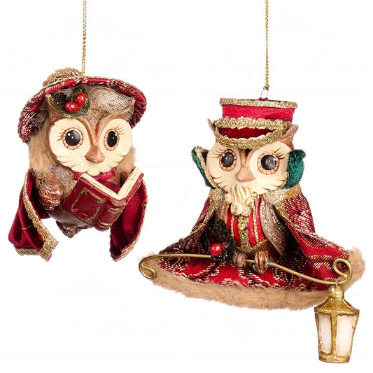 Juletrepynt Song For Season ugle 10 cm