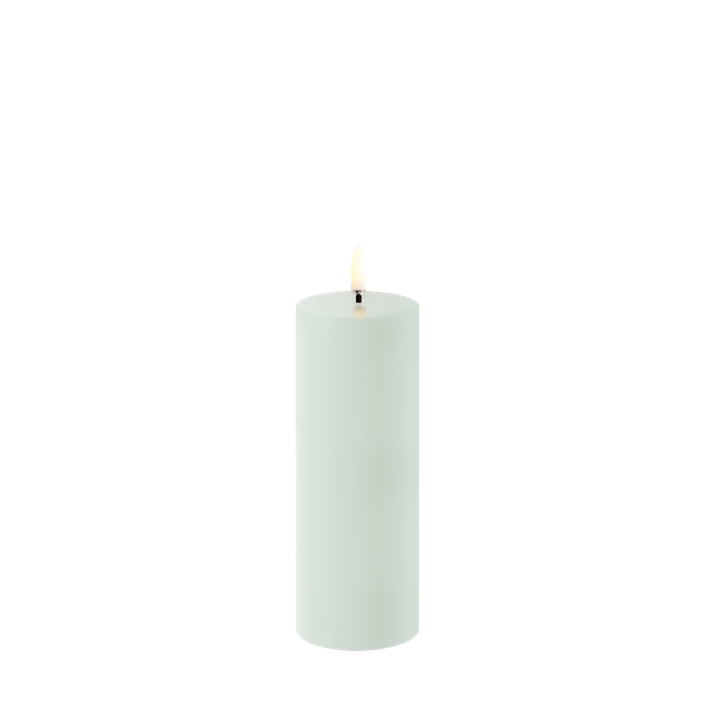 LED pillar candle Dusty Green 5.8x15.2 cm