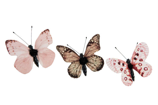 Sommerfugl rosa 5 cm