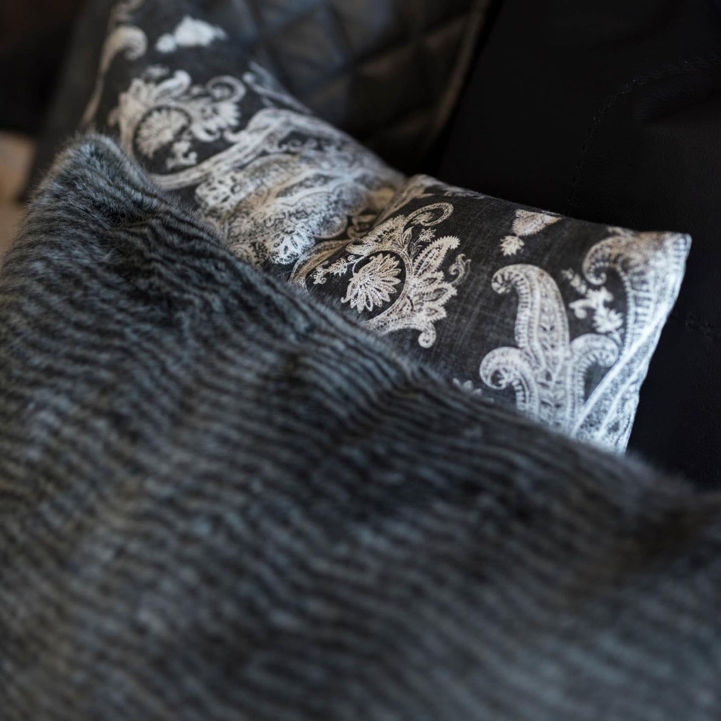 Pillowcase Fair Trade Peppercorn 50x50 cm