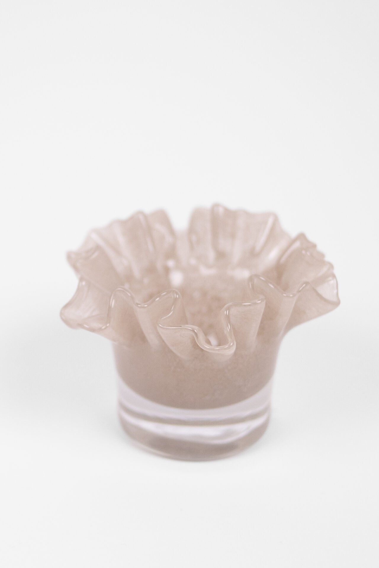 Loa telysholder taupe 14 cm