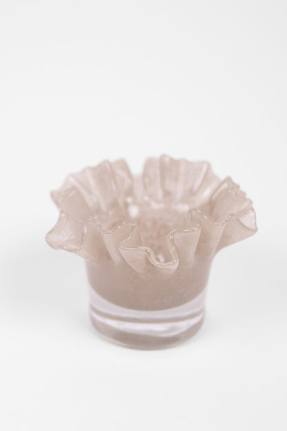 Loa telysholder taupe 14 cm