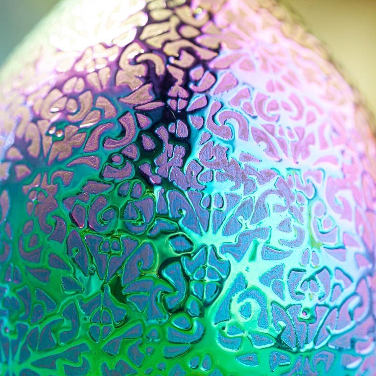 Vase Gloriosa rainbow 14x9 cm