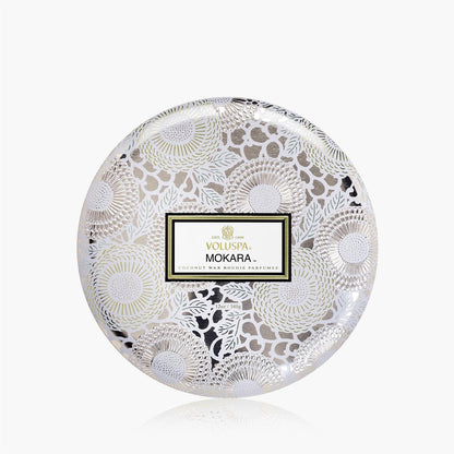 Mokara 3 Wick Tin Candle 40 Timer