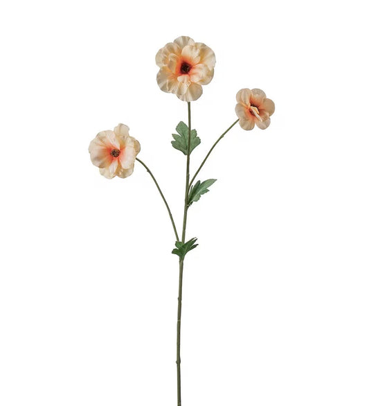 Japanese ranunculus peach 62 cm
