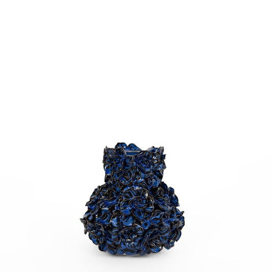 Vase Deco blue mini