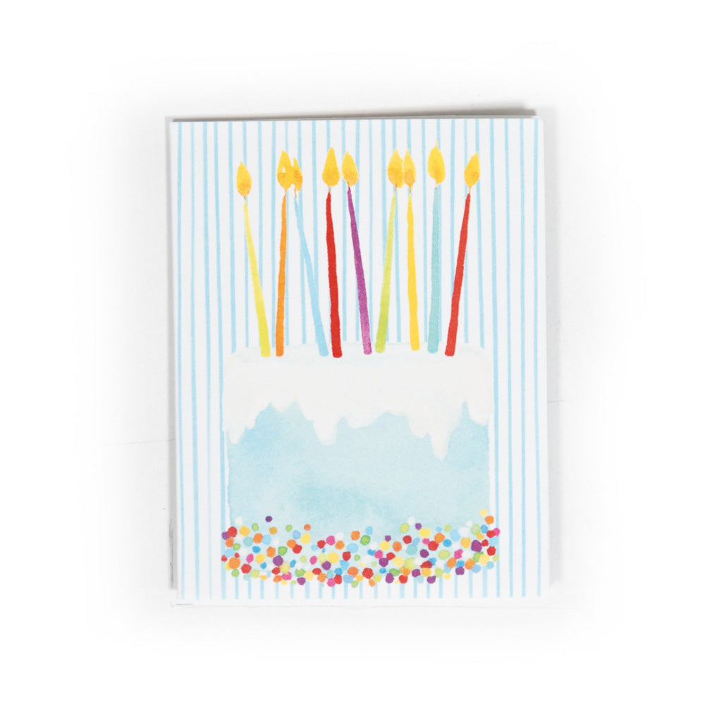 Lite kort Birthday Cake 4 stk