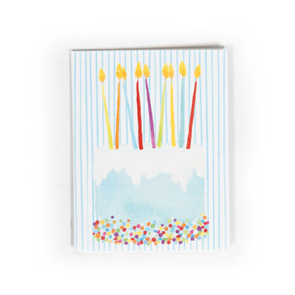 Lite kort Birthday Cake 4 stk