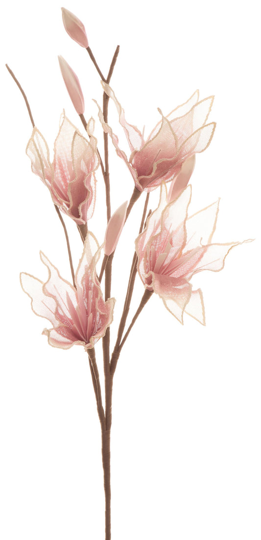 Kvist rosa blomster/knopper