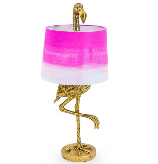 Bordlampe Antikk gull Flamingo 81 cm
