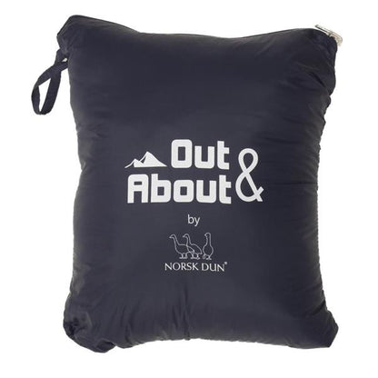Down blanket Out&About dark blue 130x170 cm