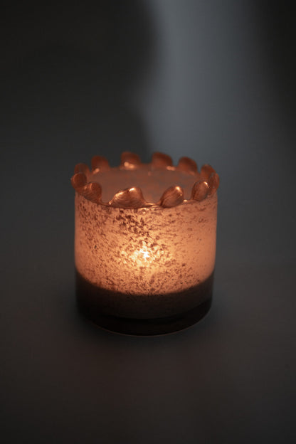 Diana telysholder taupe 10 cm