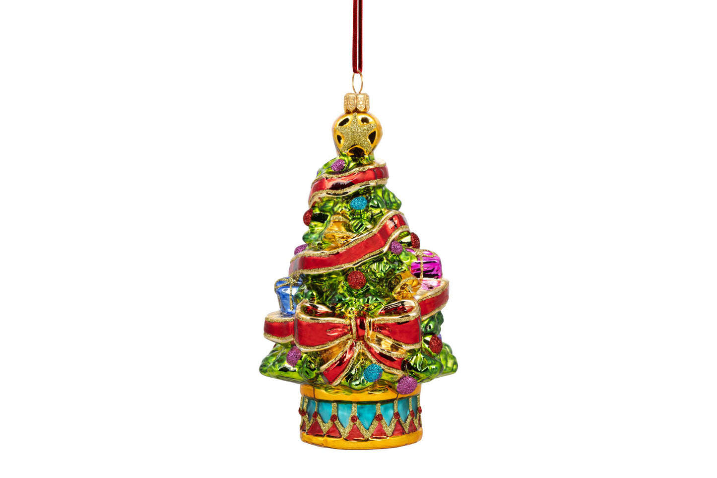Christmas Tree Ornament Christmas Tree With Ribbon 18 cm