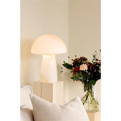 Table Lamp Fungo Swirl 30 Beige