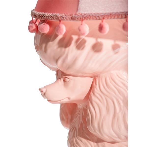 Table lamp pink poodle 74 cm