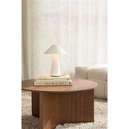 Bordlampe Cannes hvit 26 cm