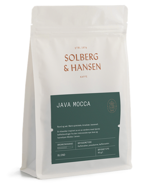 Java Mocca kaffe hele bønner 250 gram