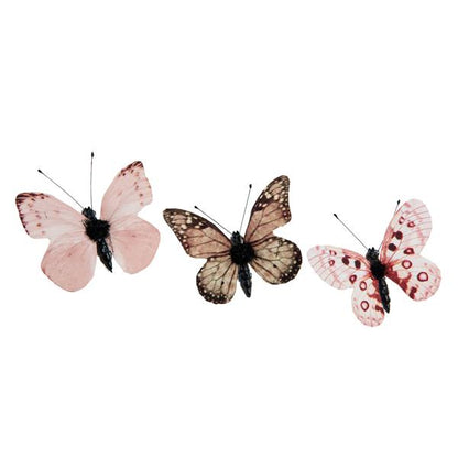 Sommerfugl rosa 5 cm